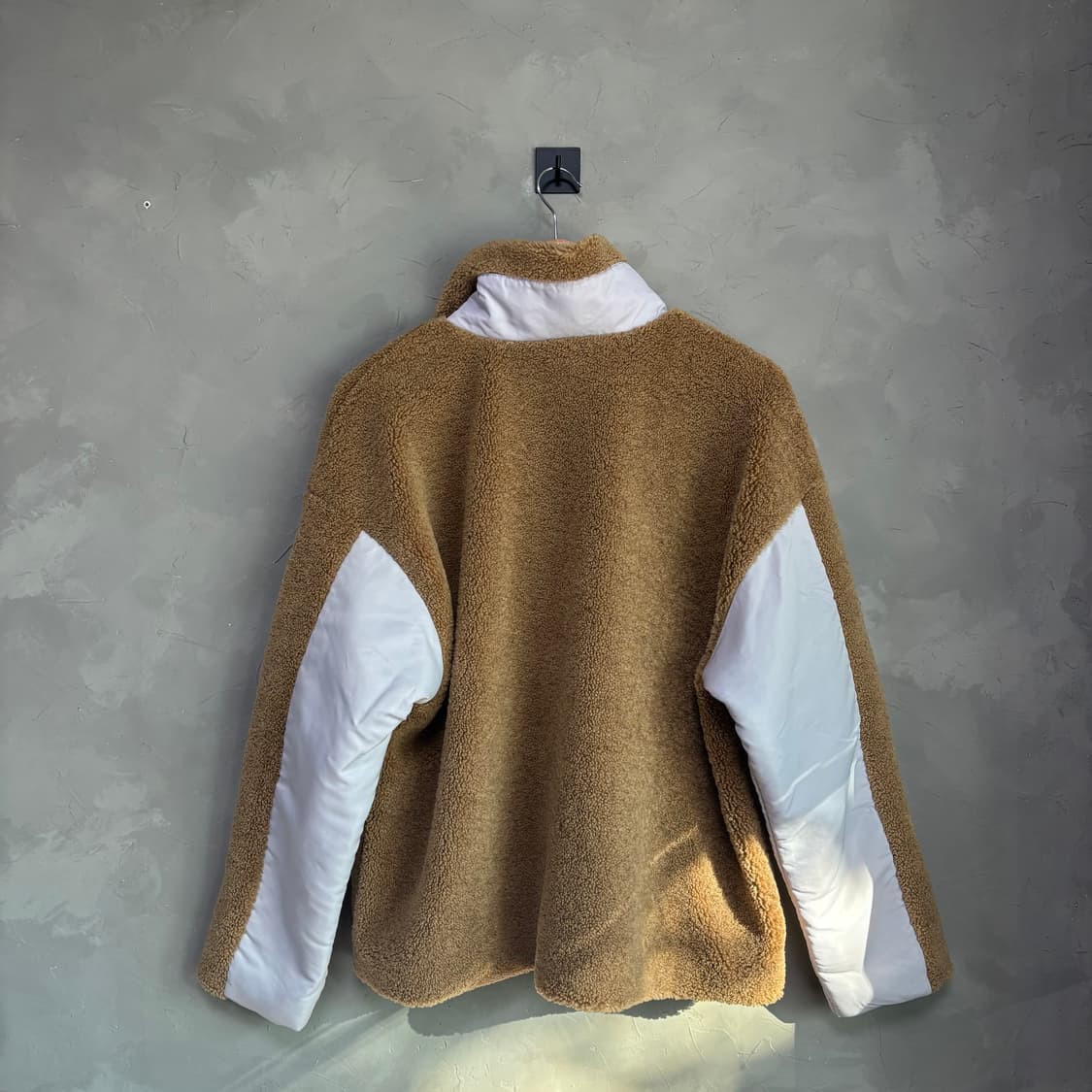 아디다스 파이어버드 쉐르파 바이커 플리스 자켓 브라운 상품이미지4