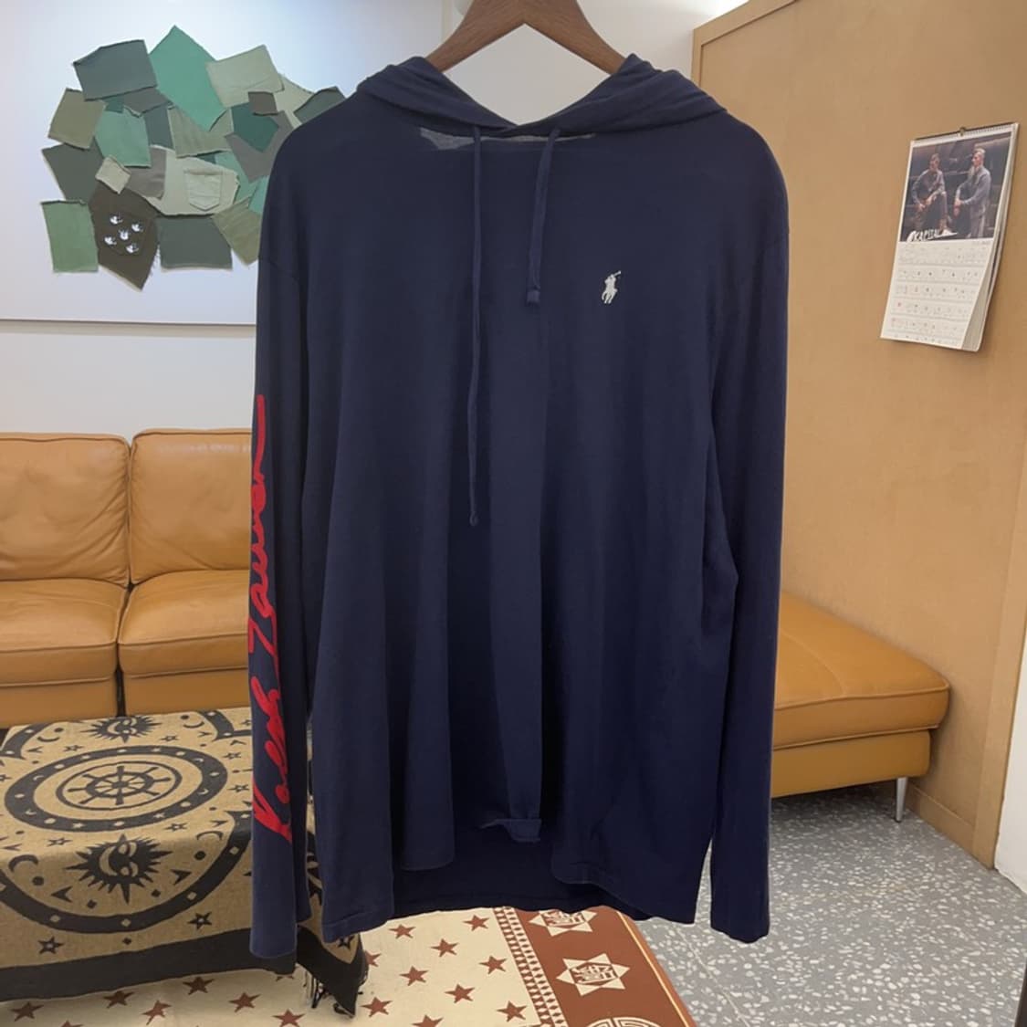 폴로 랄프로렌 올드스쿨 여리핏 신형로고 후드티 XL C08652 상품이미지3