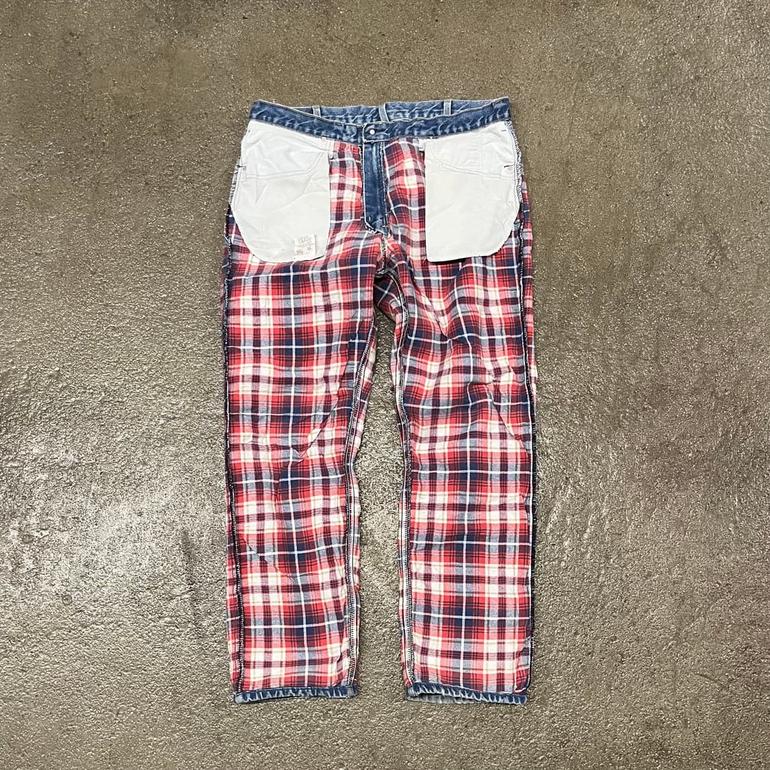 90s Carhartt 플란넬 라인드 데님 팬츠 (37“) 상품이미지1
