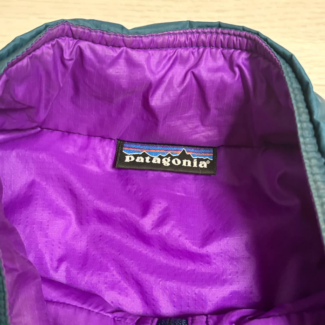 🇺🇸 90s 파타고니아 풀오버 퍼프볼 블루그래스 상품이미지4