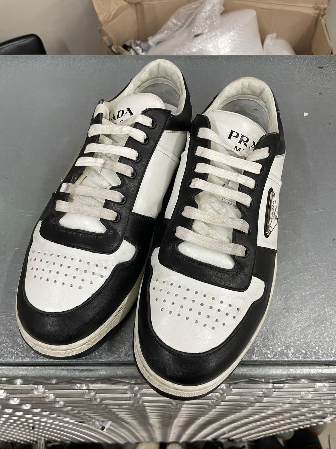 프라다 다운타운 스니커즈 화이트 8(gr-4726) 상품이미지2