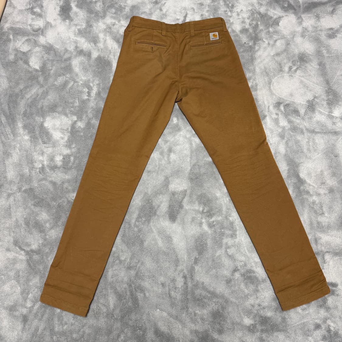 칼하트 슬림핏 브라운 워크팬츠 상품이미지2