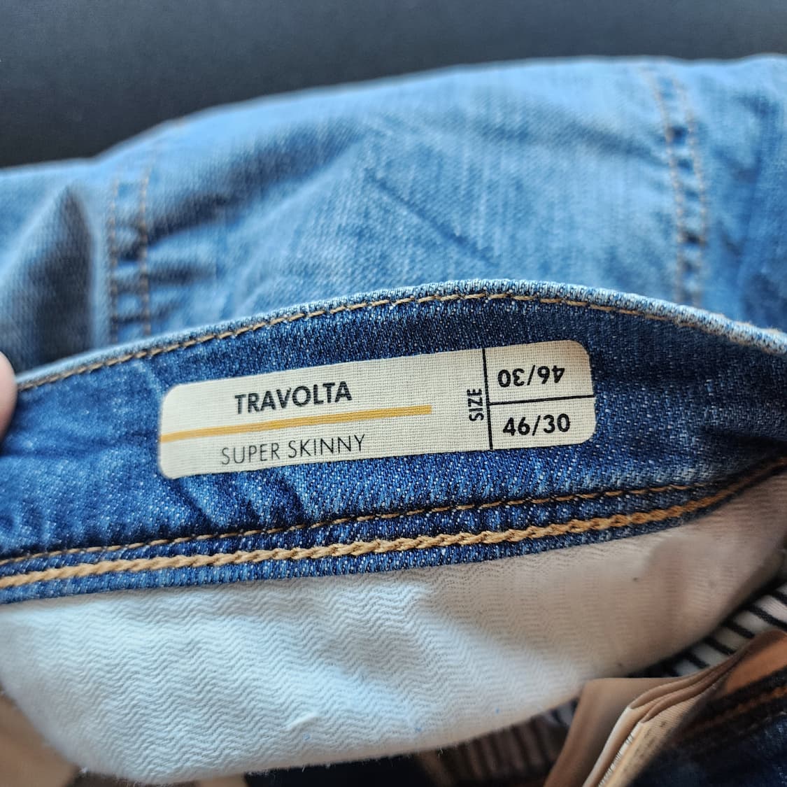 안토니 모라토 데미지 워싱 블루 데님 청바지 상품이미지6