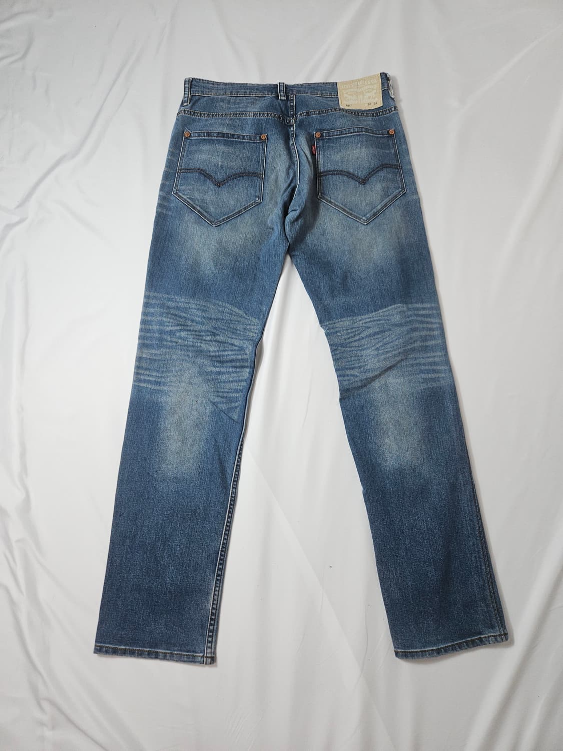 리바이스 511 워싱 크림탭 데님팬츠 진 청바지 빈티지 32x34 상품이미지1