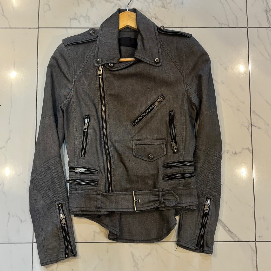 시스템 면라이더 자켓 락시크 멀티포켓 자켓 차콜 xs 상품이미지1