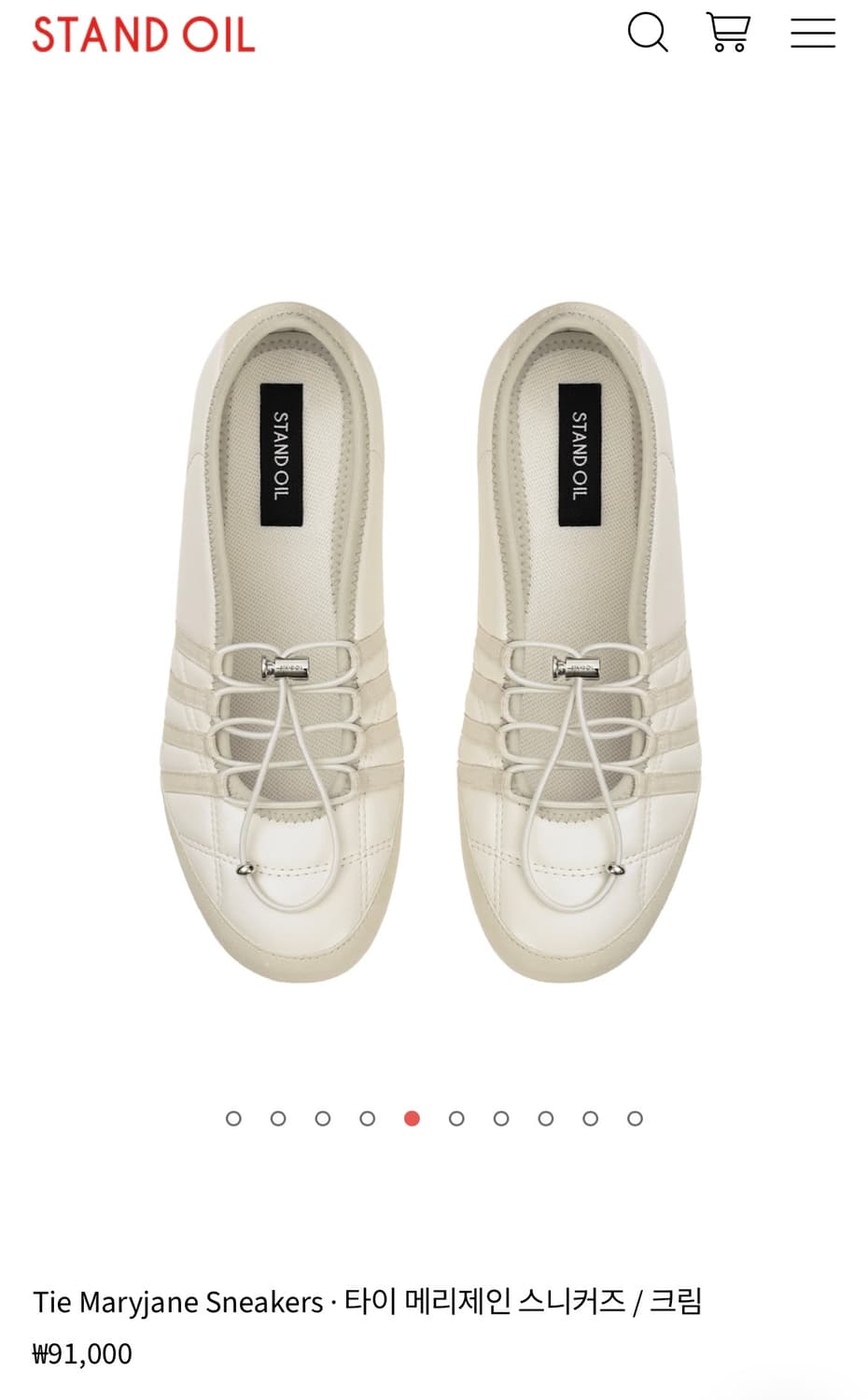 스탠드오일 타이 메리제인 스니커즈 상품이미지2