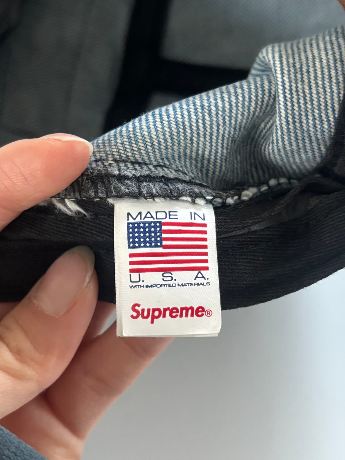 SUPREME 슈프림 워시드 치노 트윌 데님 캠프캡 상품이미지6