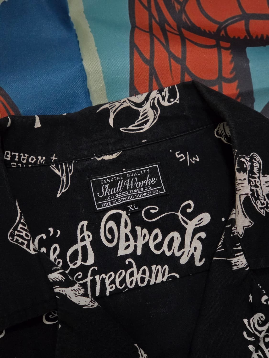 SKULL WORKS 반팔셔츠 XL 상품이미지4