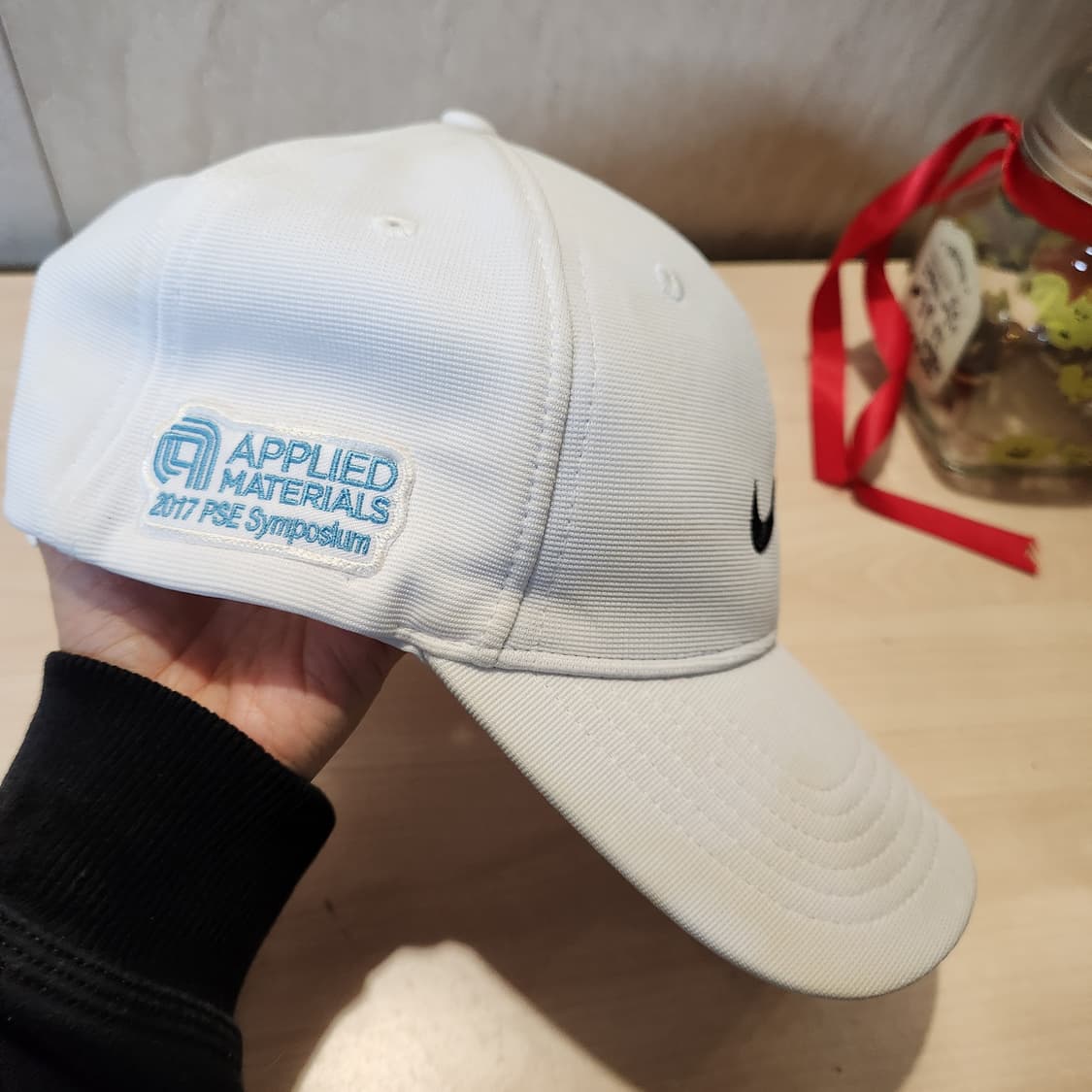Nike Golf 화이트 볼캡 | Applied Materials 패치 상품이미지2