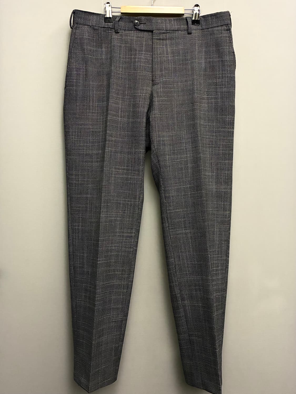 (40/32)수트서플라이 하운드투스 체루티 울 그레이 수트셋업 정장 상품이미지5