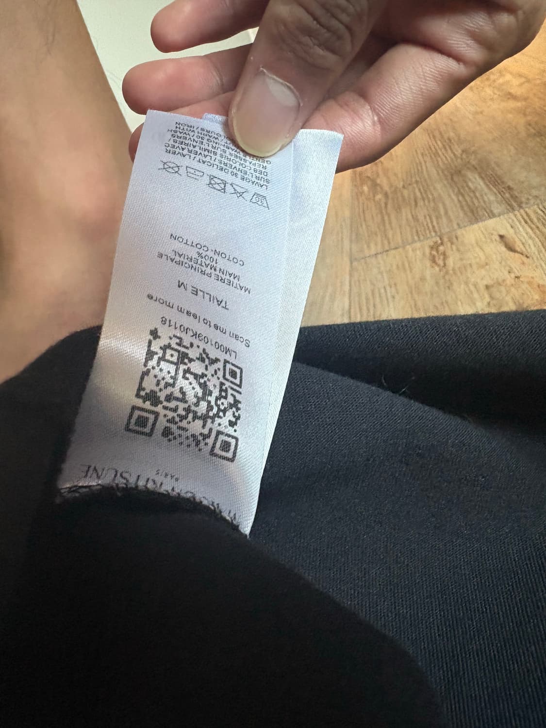 메종키츠네 롱슬리브 M 블랙 상품이미지3