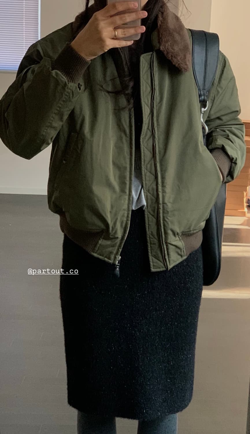 Partout 파크투 Diana bomber jacket 봄버 자켓 상품이미지3