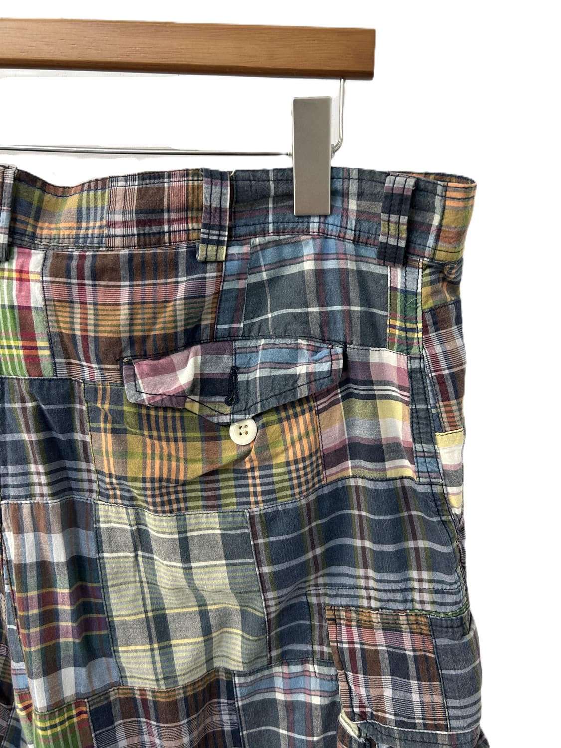 폴로 랄프로렌 패치워크 마드라스 카고 반바지 상품이미지4