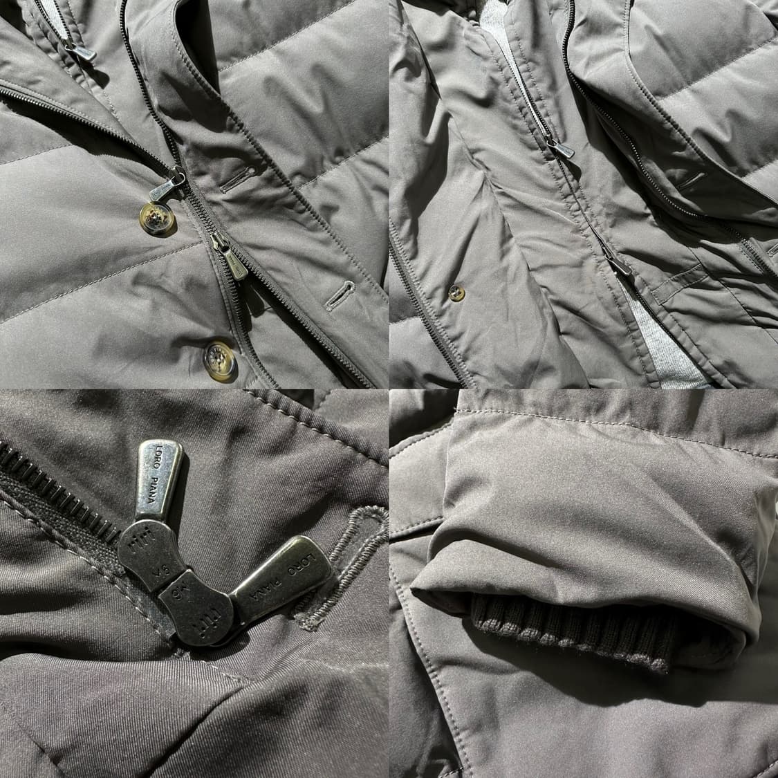 로로피아나 구스다운 캐시미어 블렌드 라이닝 패딩 자켓 상품이미지7