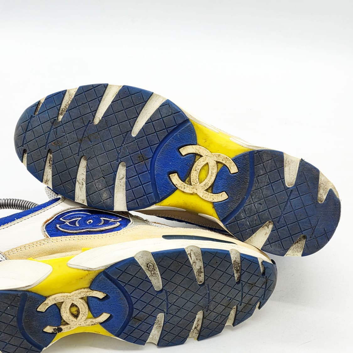 샤넬 우먼스 크루즈 스니커즈 블루 (36) 상품이미지3