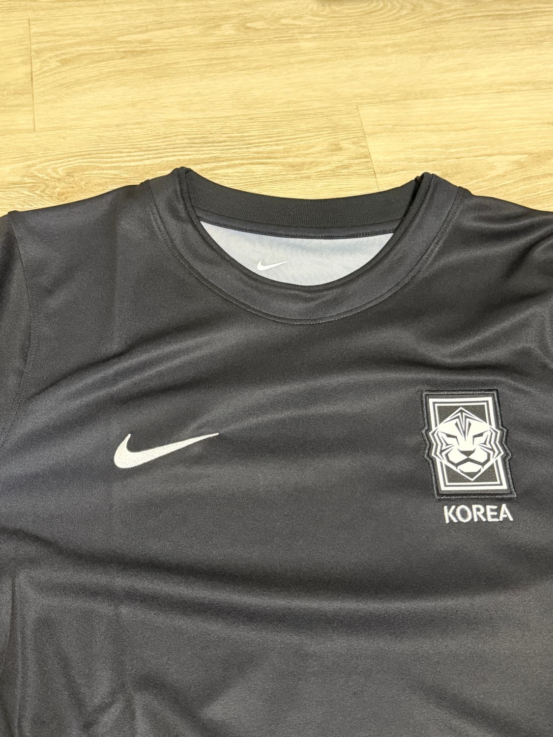 나이키 x 피스마이너스원 대한민국 아카데미 프로 숏슬리브 풋볼 탑 블랙 상품이미지3