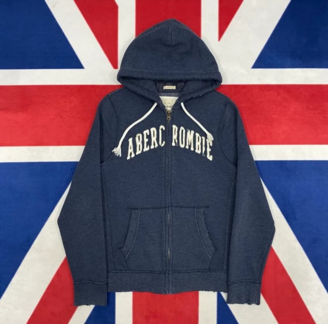 아베크롬비 빈티지 디스 후드집업 팝니다(XL) 상품이미지1