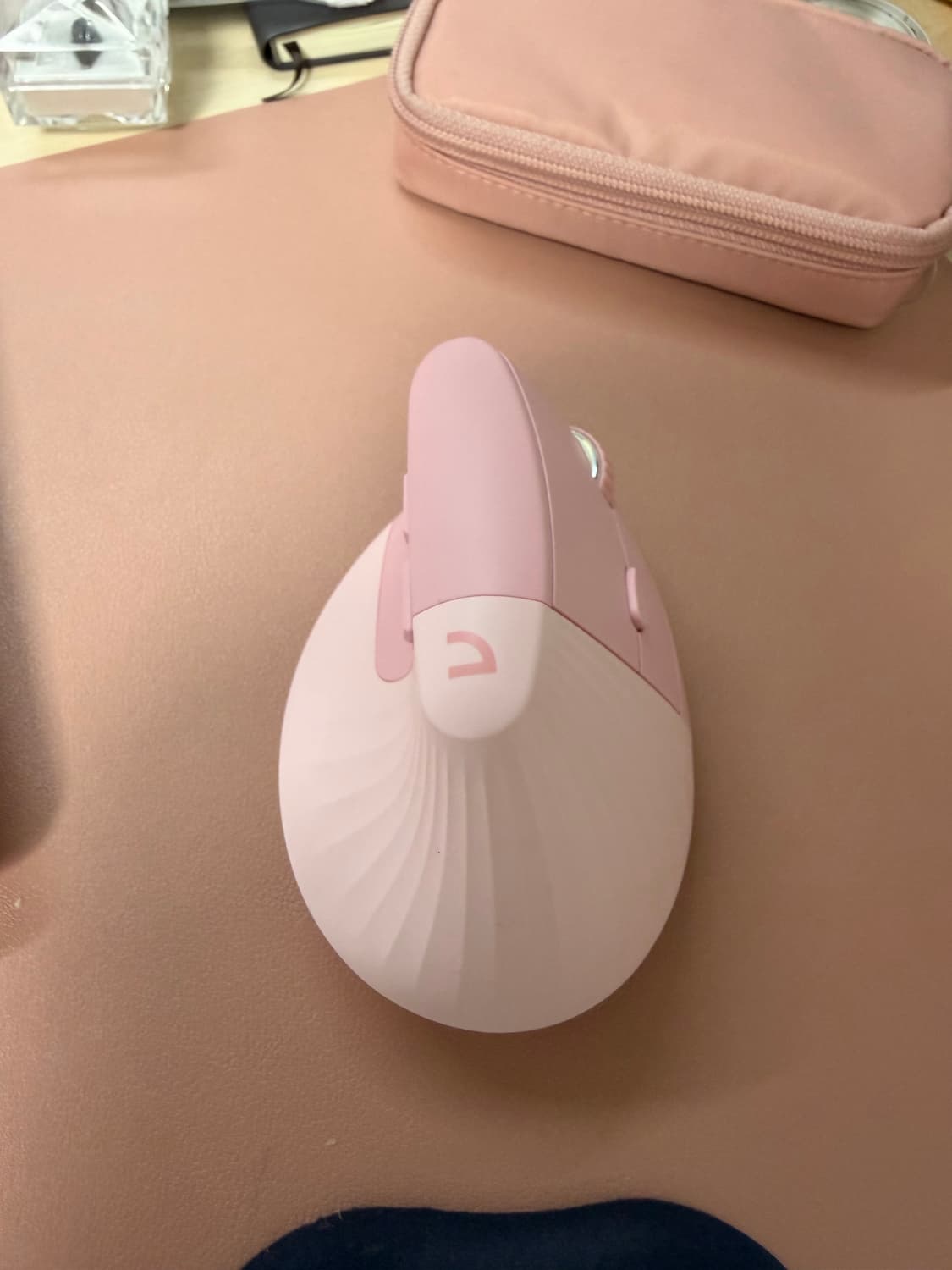 새상품 wem60 무선 마우스 핑크 손목 증후군 예방 상품이미지2