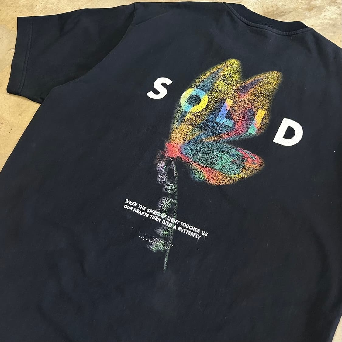 솔리드옴므 Black 반팔티  상품이미지2