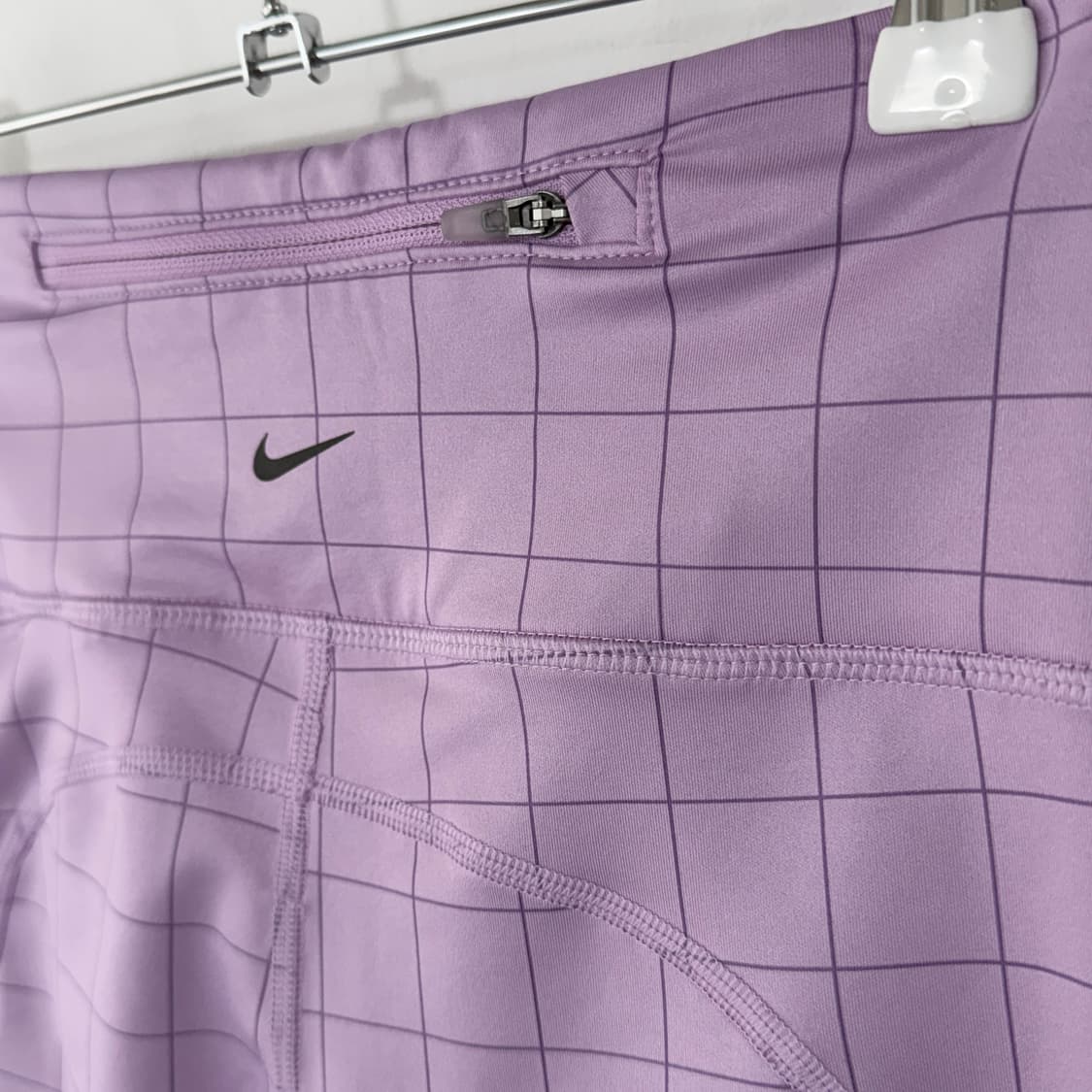 [S] 나이키 레깅스 체크 퍼플 상품이미지5