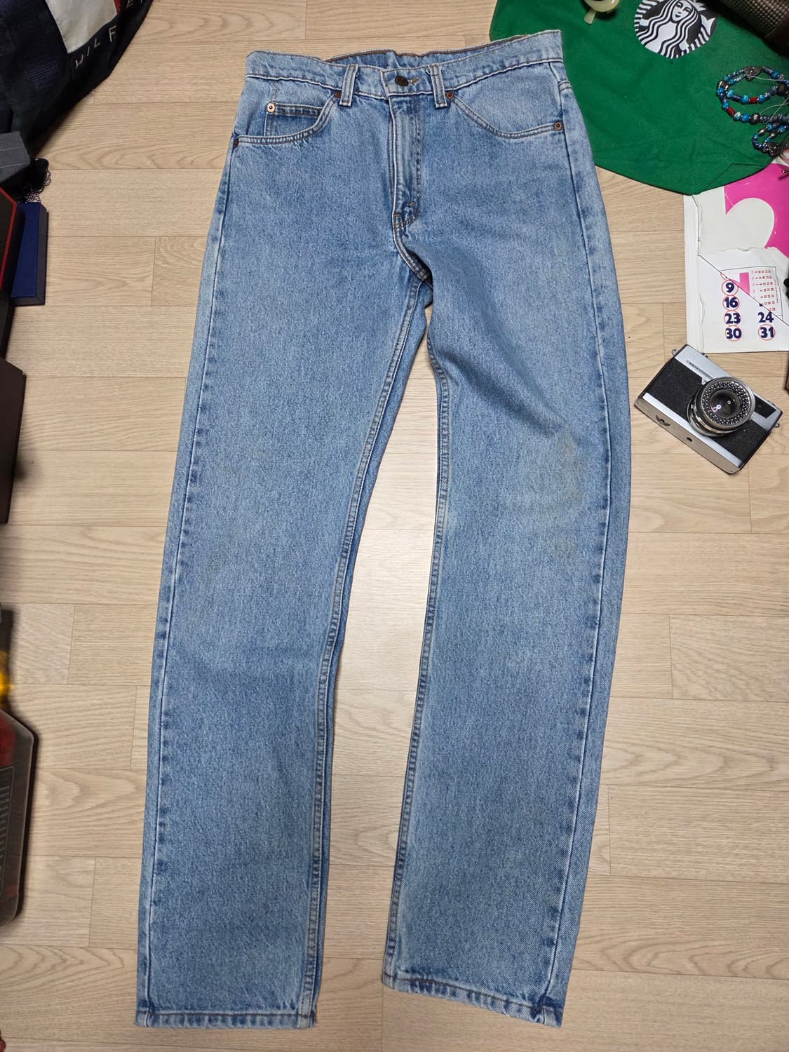 리바이스 505 90s 오렌지탭 데님 청바지  상품이미지2