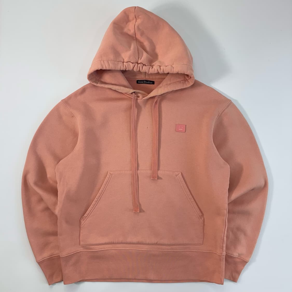 Acne studios  아크네 스튜디오 페리스 페이스 코랄 후드티 상품이미지1