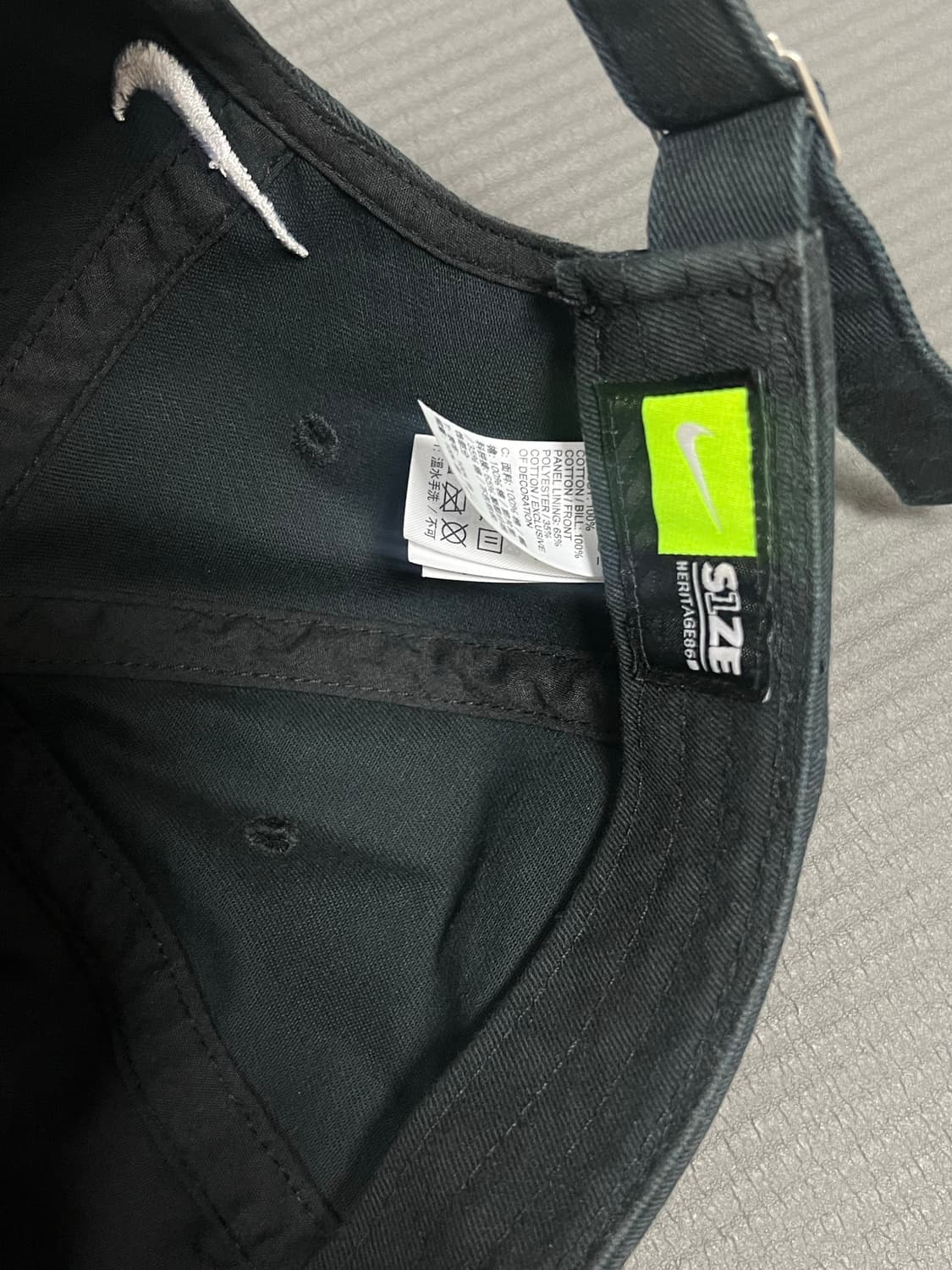 [OS] 나이키 코리아 볼캡 블랙 상품이미지4