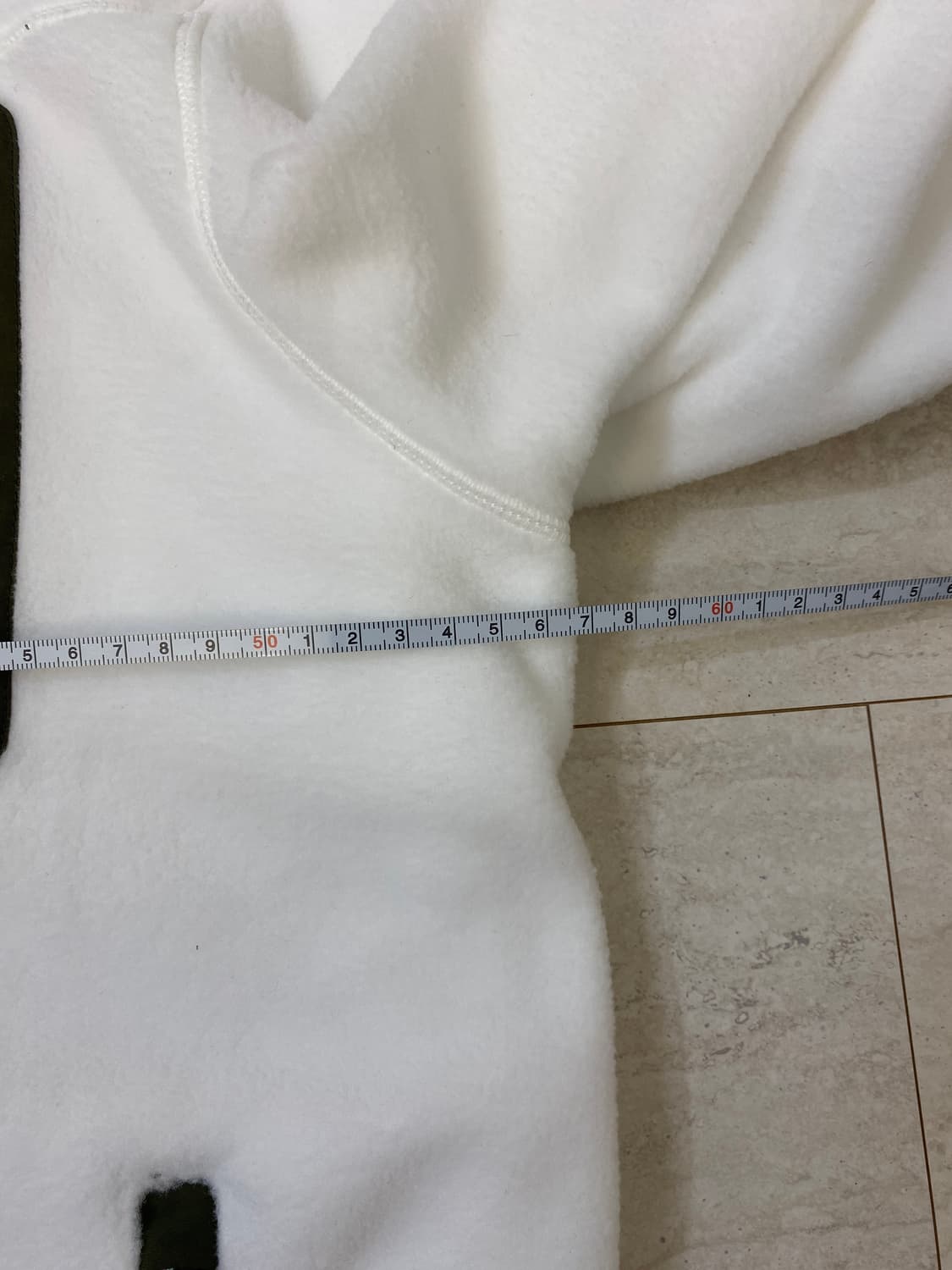 내셔널지오그래픽 흰색 플리스 집업_3XL 상품이미지4