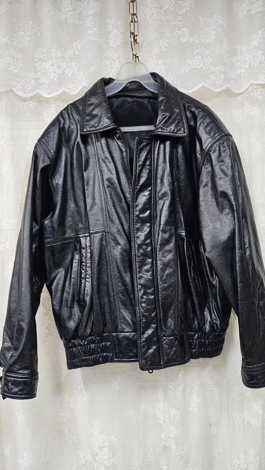 가죽 봄버 자켓 상품이미지2