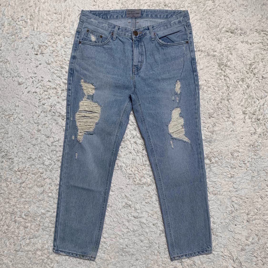 [34] Kanturu Jeans 테이퍼드핏 데님팬츠 상품이미지3