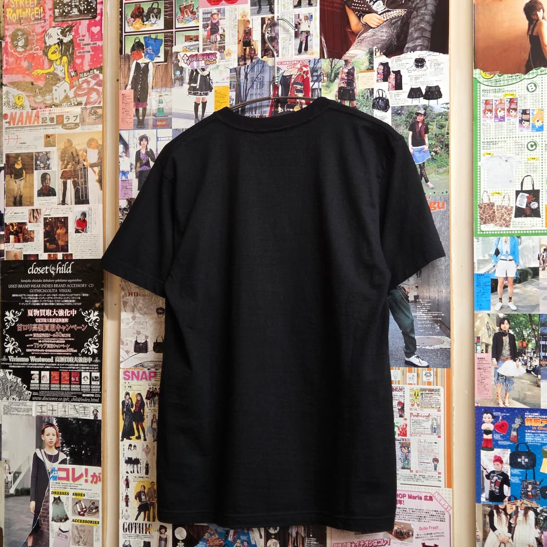 JPN 펑크 키치 스컬 프린팅 반팔  상품이미지4