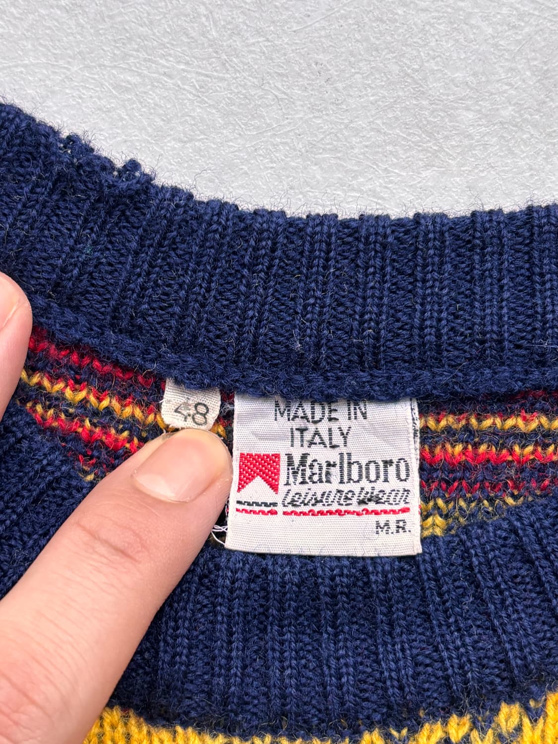 F1 x Marlboro 빈티지 80s 니트 상품이미지3