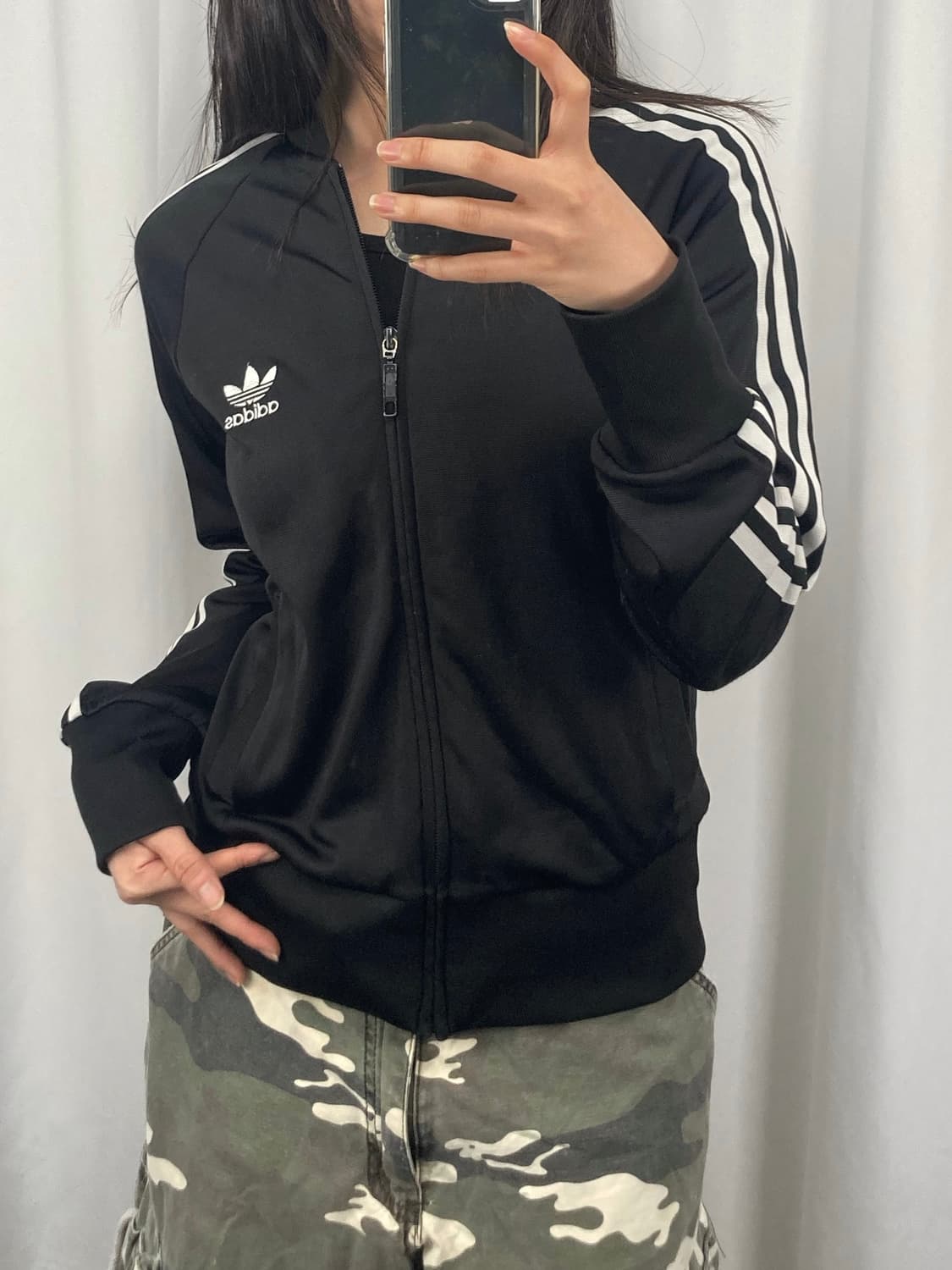 아디다스 슈퍼스타 블랙 트랙탑 져지 상품이미지2