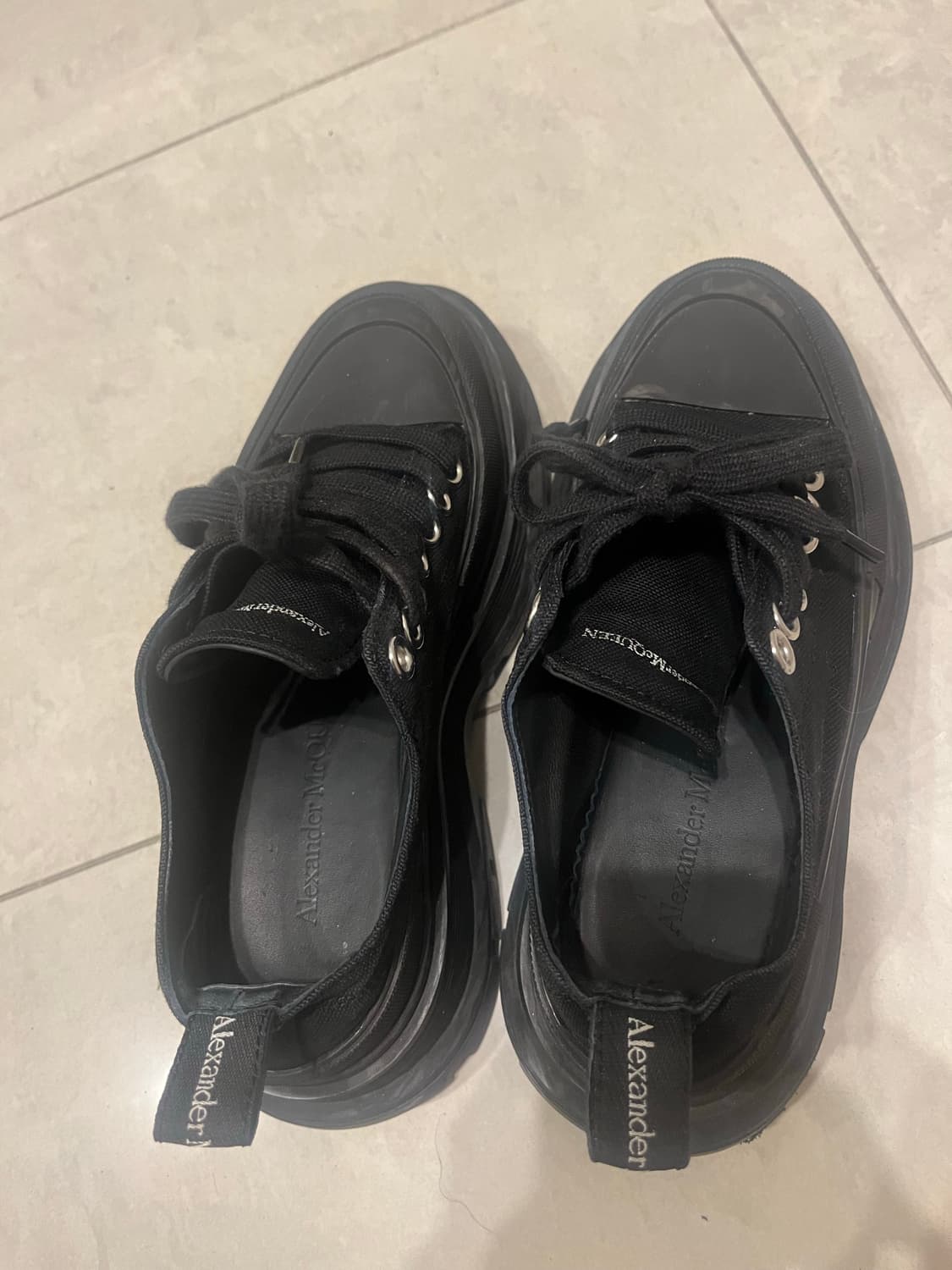 Alexander McQueen/알렉산더맥퀸 트레드 슬릭 레이스업 슈즈 상품이미지4