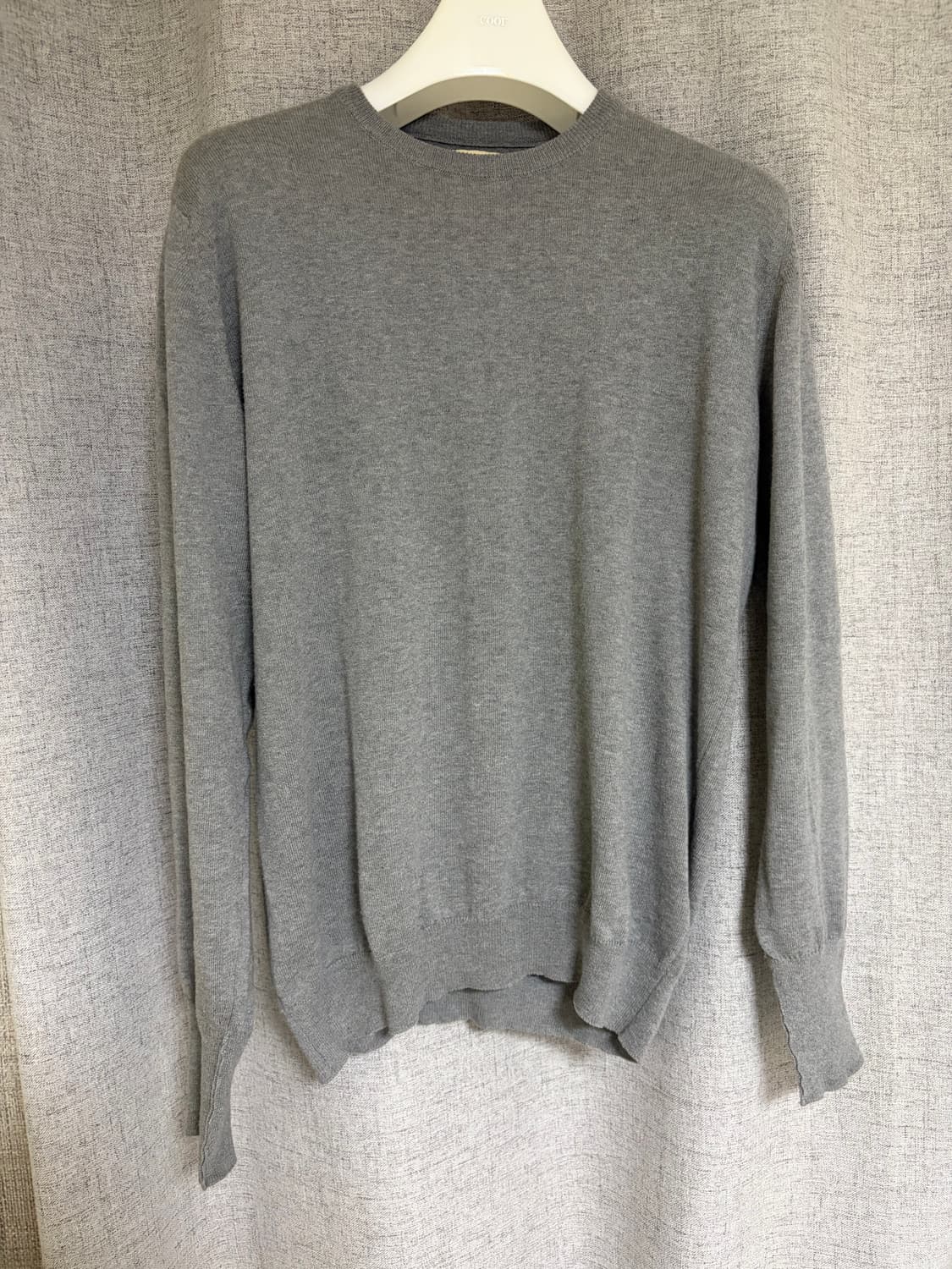 44 윌리엄로키 코튼 크루넥 풀오버 그레이 상품이미지1