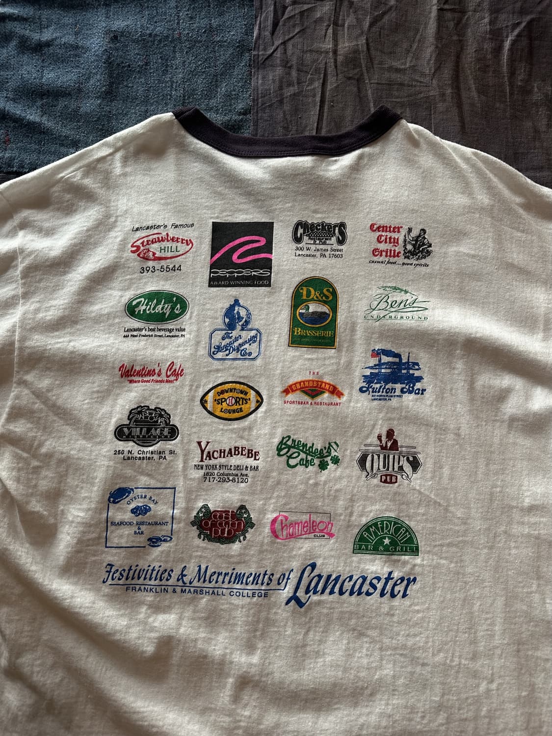 90s USA Vintage Hanes Ringer T Shirt 상품이미지2