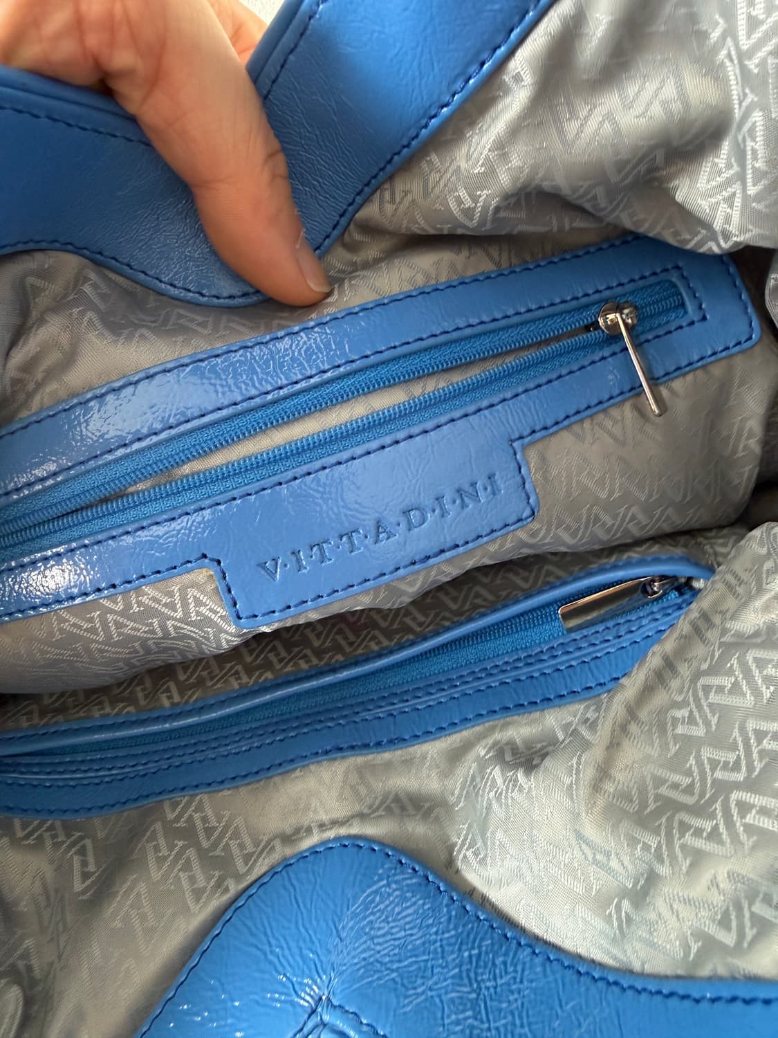 Pre owned 레더 토트 숄더백 상품이미지9