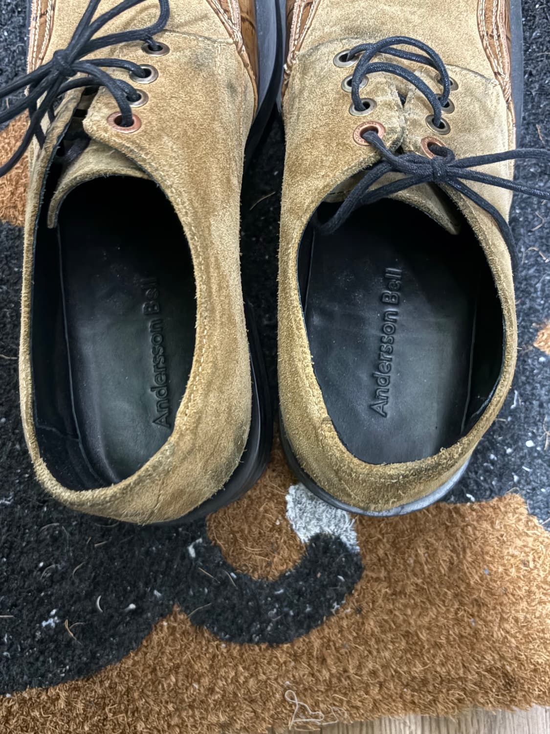 앤더슨벨 데인 스퀘어 토 더비 슈즈 41(260) 상품이미지4