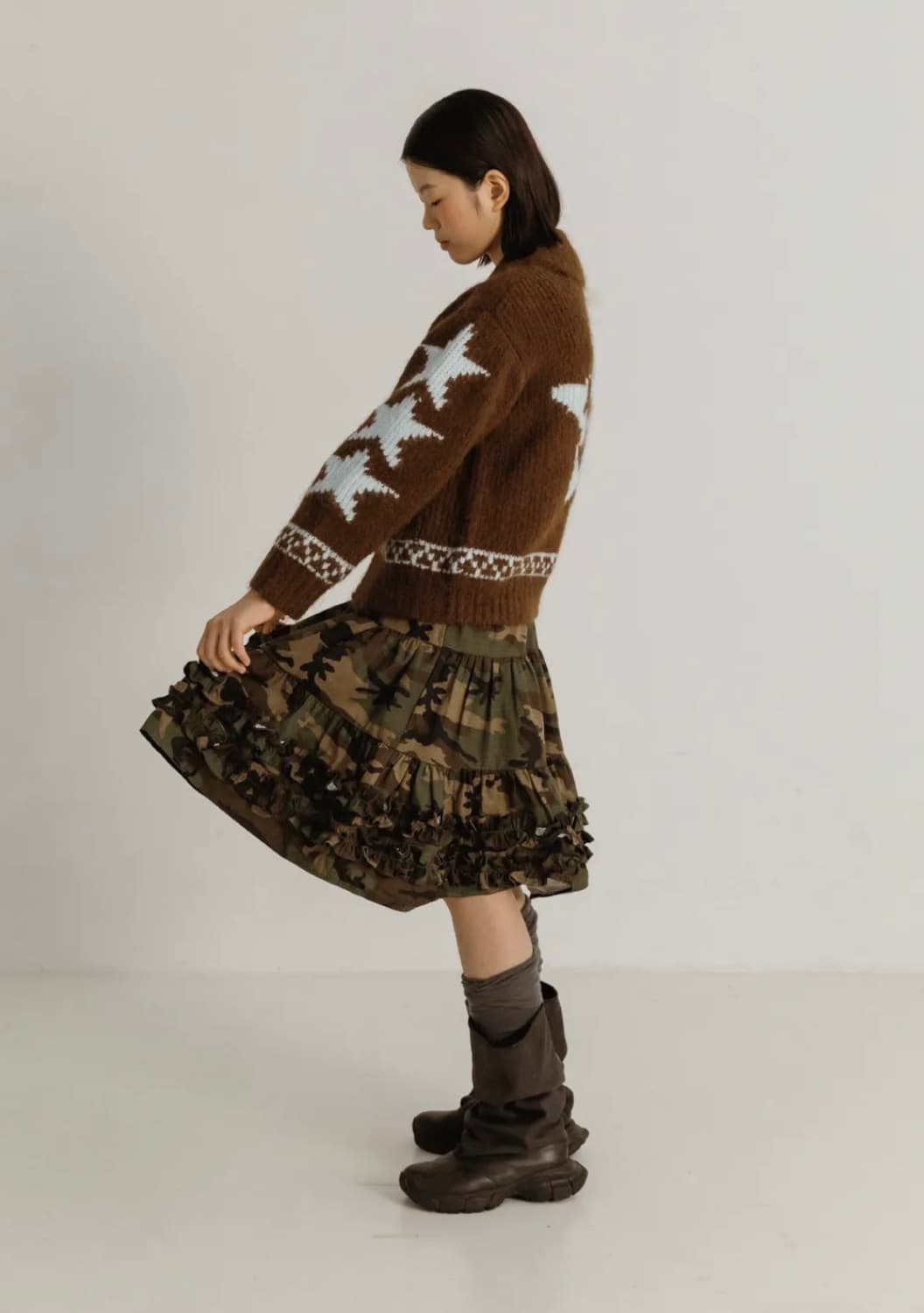 플리즈프로젝트 카모스커트  상품이미지3