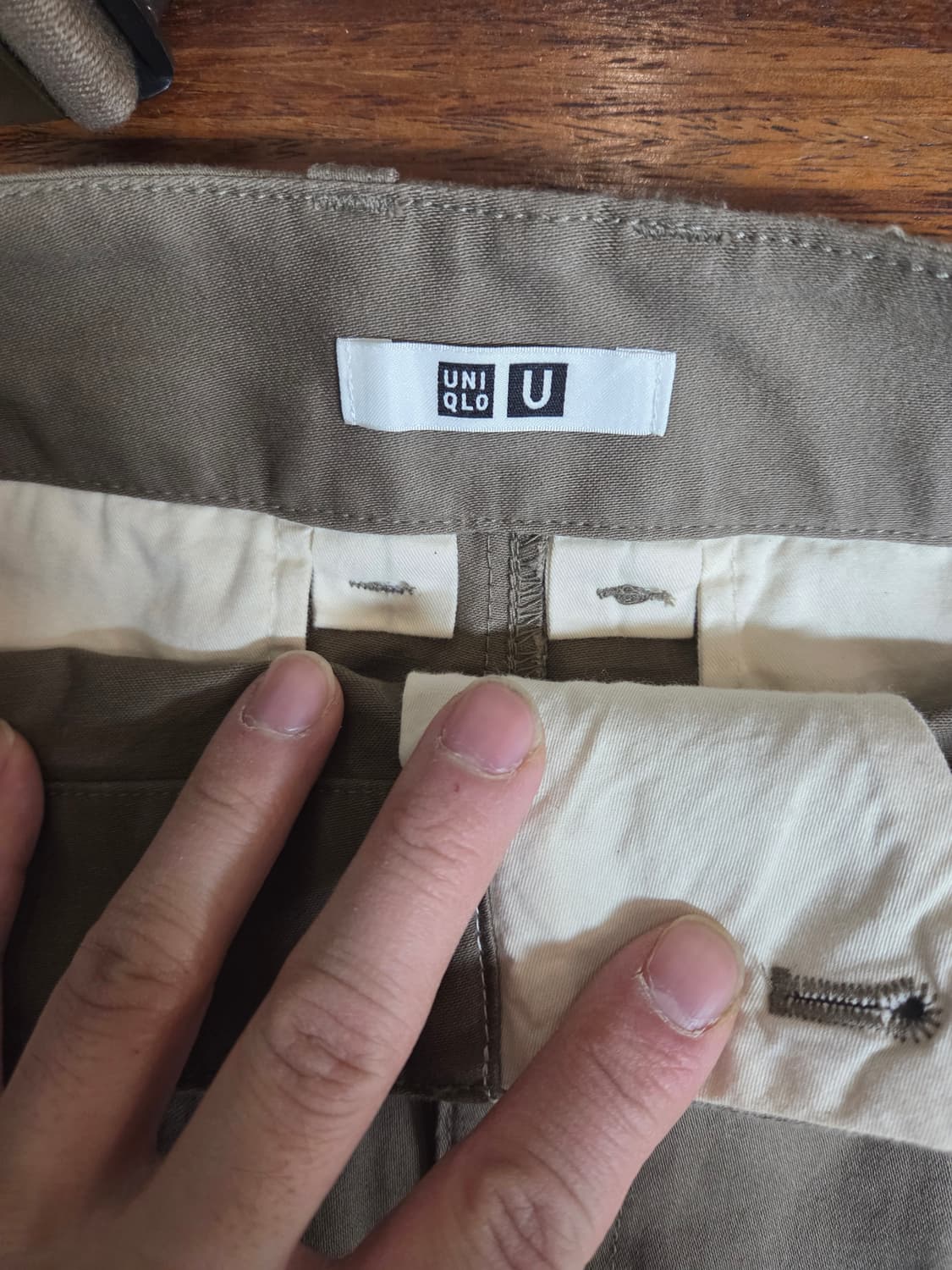 유니클로 u 와이드피트커브 코튼팬츠 73 대략 29 상품이미지4