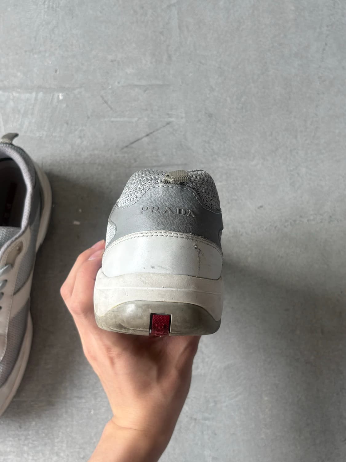 프라다 아메리카컵 OG 화이트 실버  상품이미지6