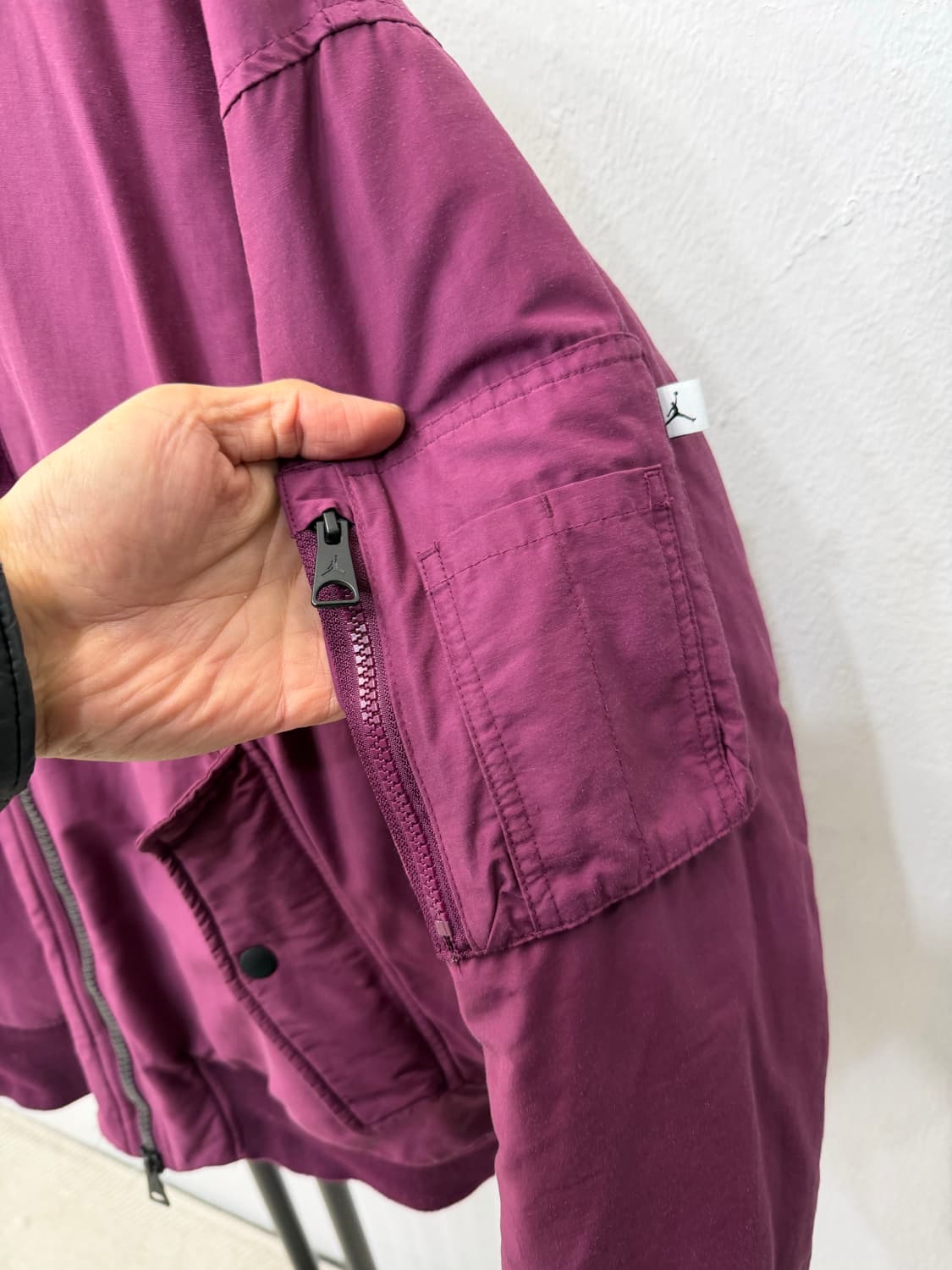 정품) 나이키 조던 남성 리버시블 양면 퀼팅 패딩 자켓 L 상품이미지5