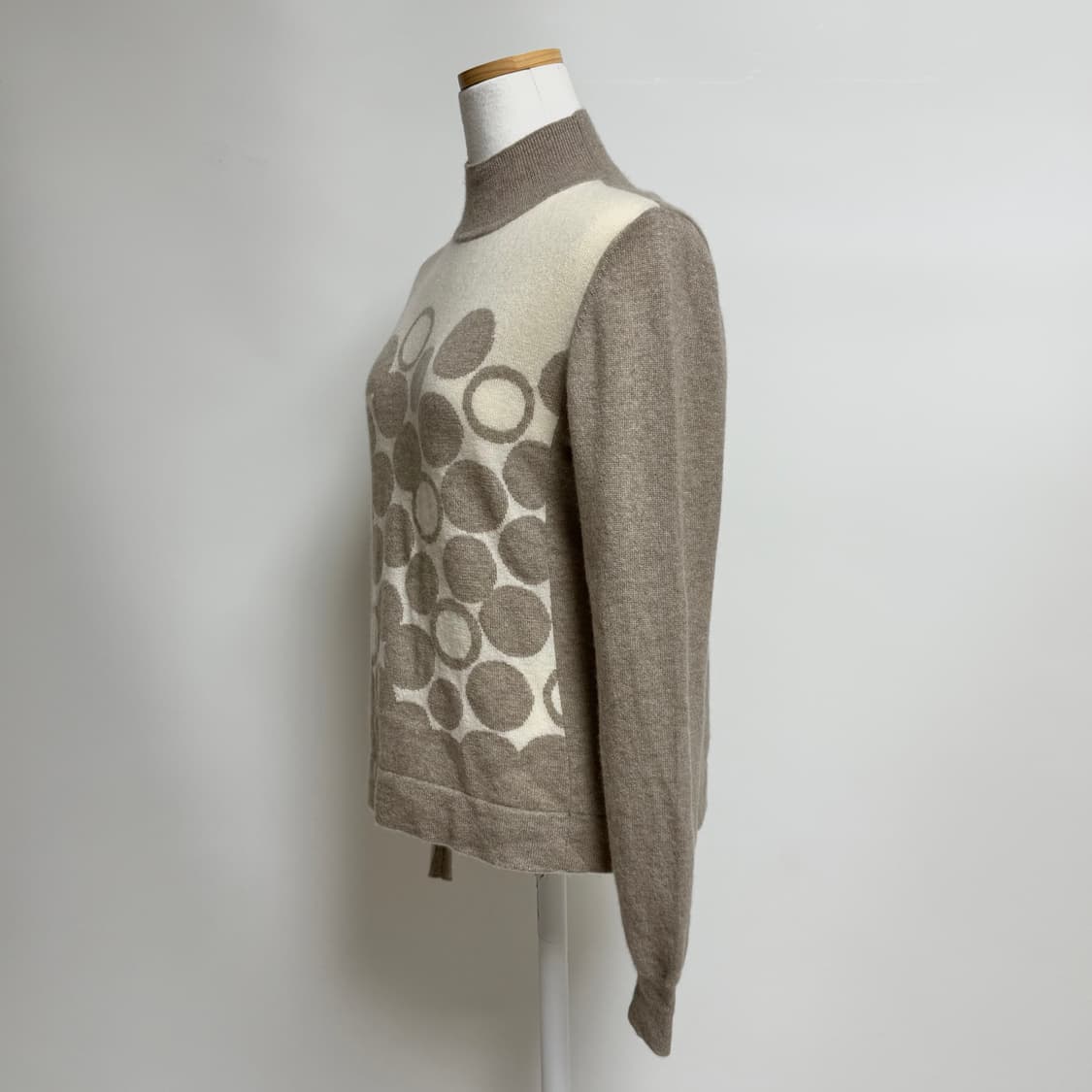 [캐시미어 100%] 도트 하프넥 니트 M 상품이미지2