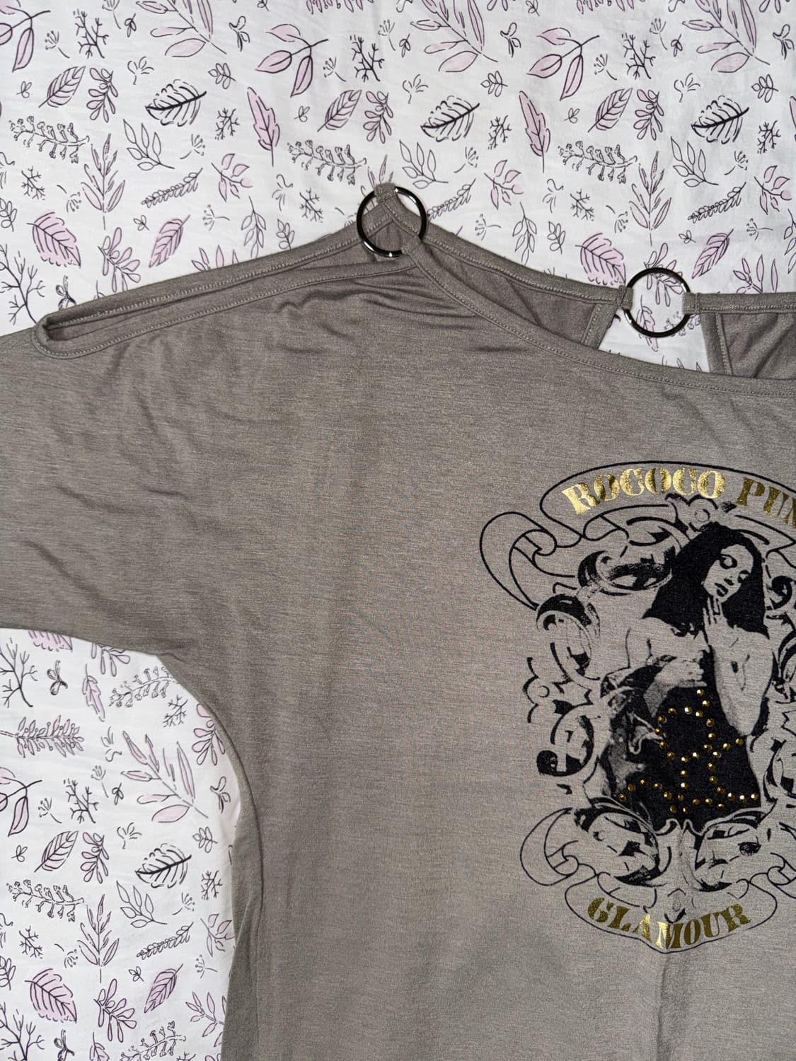 RING OPEN-SHOULDER SLEEVE 상품이미지1