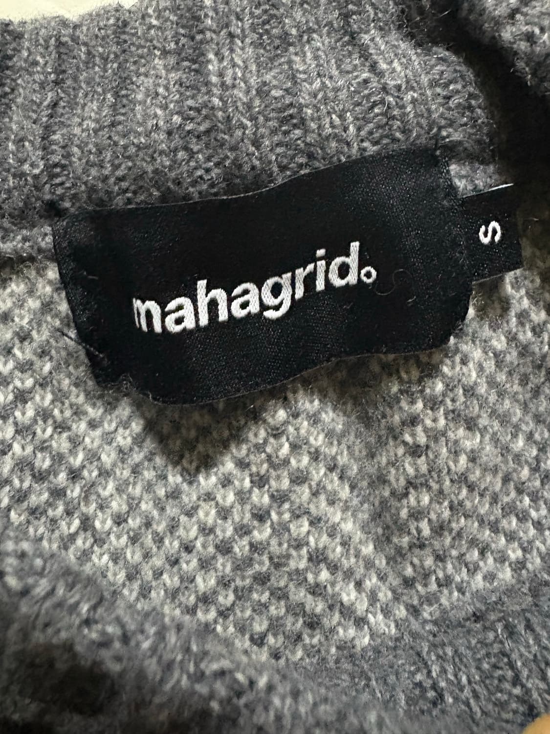 마하그리드 크루넥 니트 s 상품이미지2