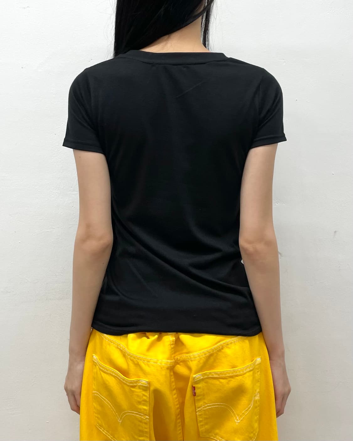 Rolling Stones American Flag Lip Black T 상품이미지3
