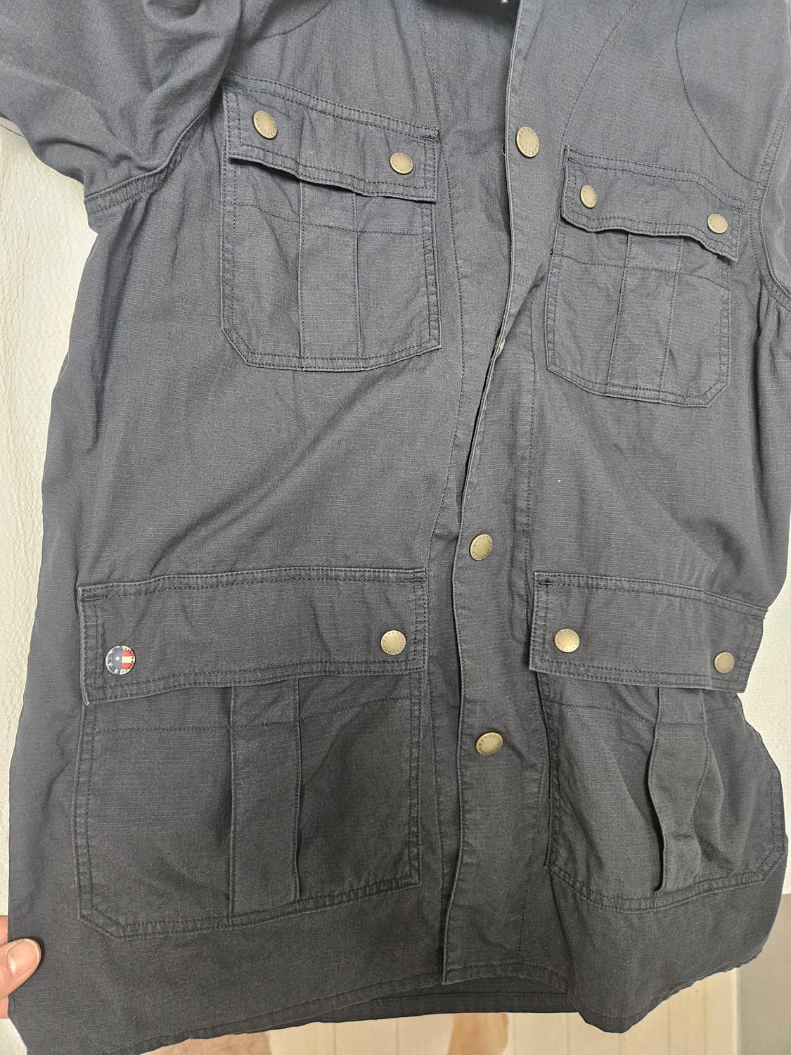 바버x스티브맥퀸 셔츠형 자켓 Barbour m 사이즈 상품이미지5