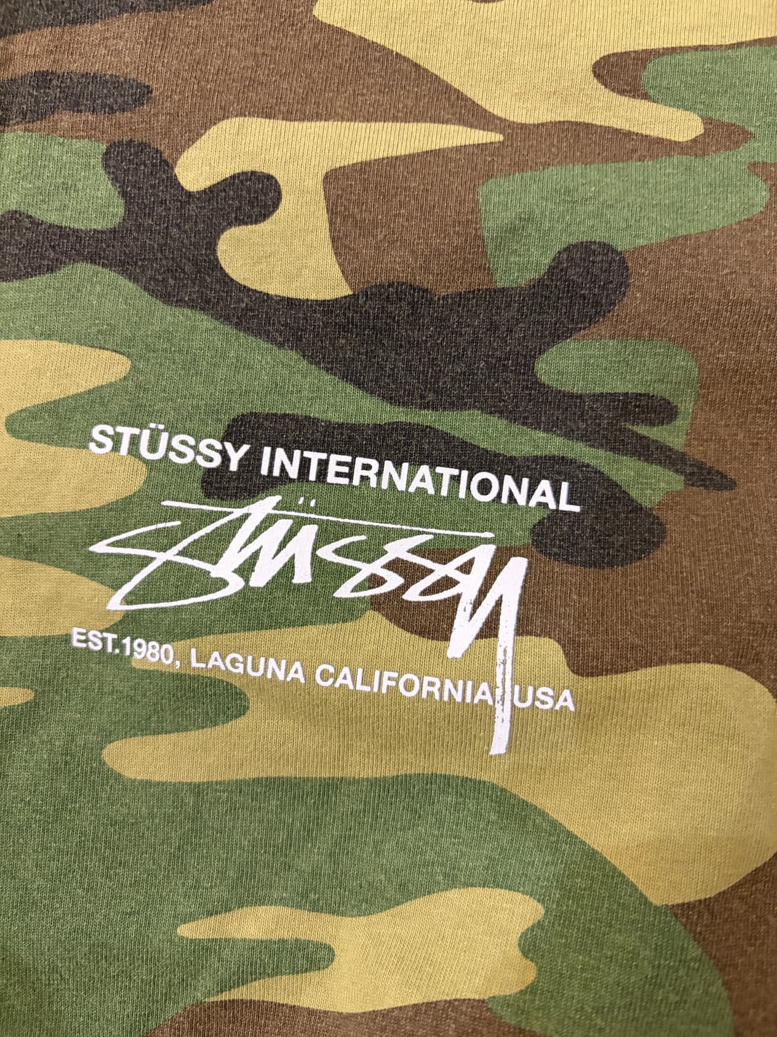 스투시 카모플라주 반팔 상품이미지3