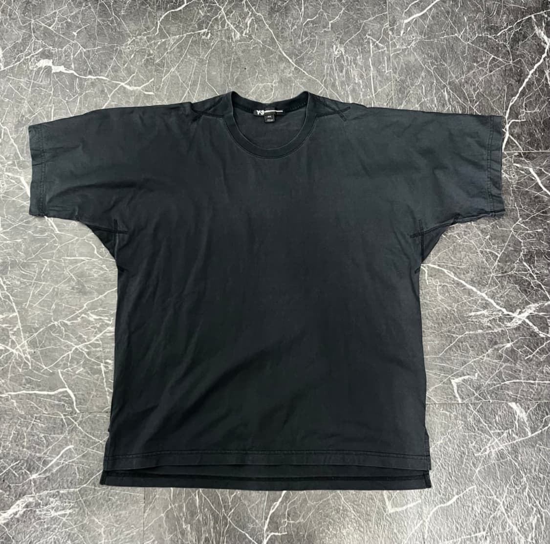 요지야마모토 Y-3 18ss 스택로고 오버사이즈 반팔 상품이미지2