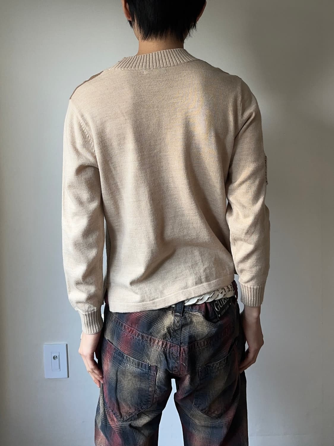 Yanpigelle 패치워크 무드 니트 상품이미지3